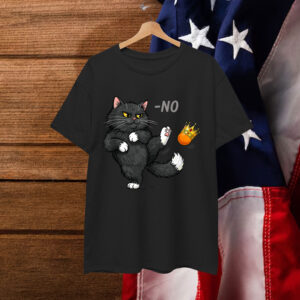 Funny No Kings In America Cat Political No Royalty T-Shirt
