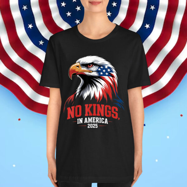 Funny No Kings In America Men American T-Shirt