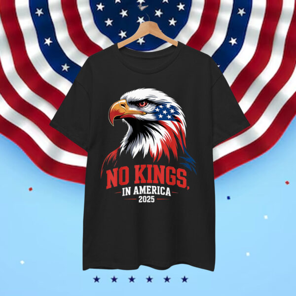 Funny No Kings In America Men American T-Shirt