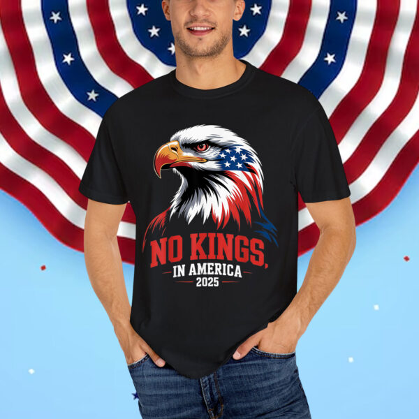 Funny No Kings In America Men American T-Shirt