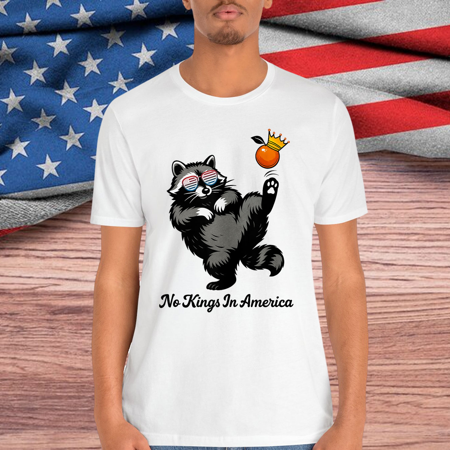 Funny No Kings In America We The People Political T-Shirt