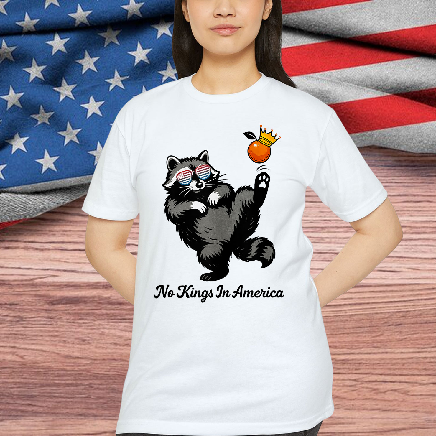 Funny No Kings In America We The People Political T-Shirt