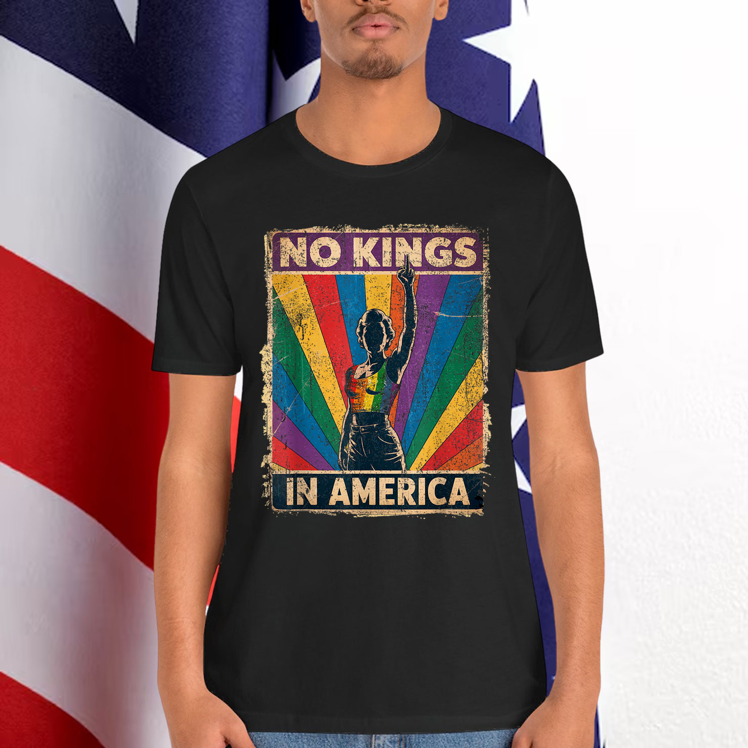 Funny No Kings In America T-Shirt