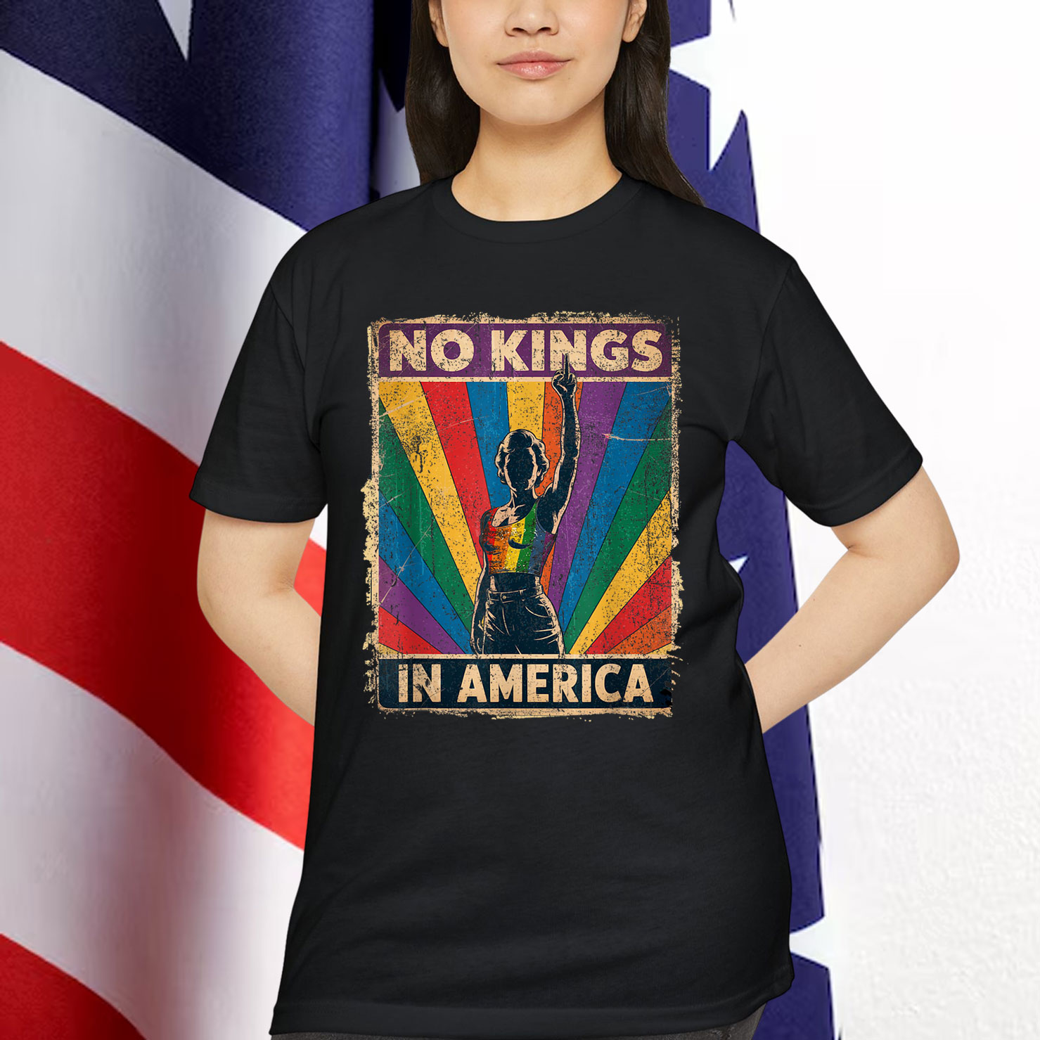 Funny No Kings In America T-Shirt
