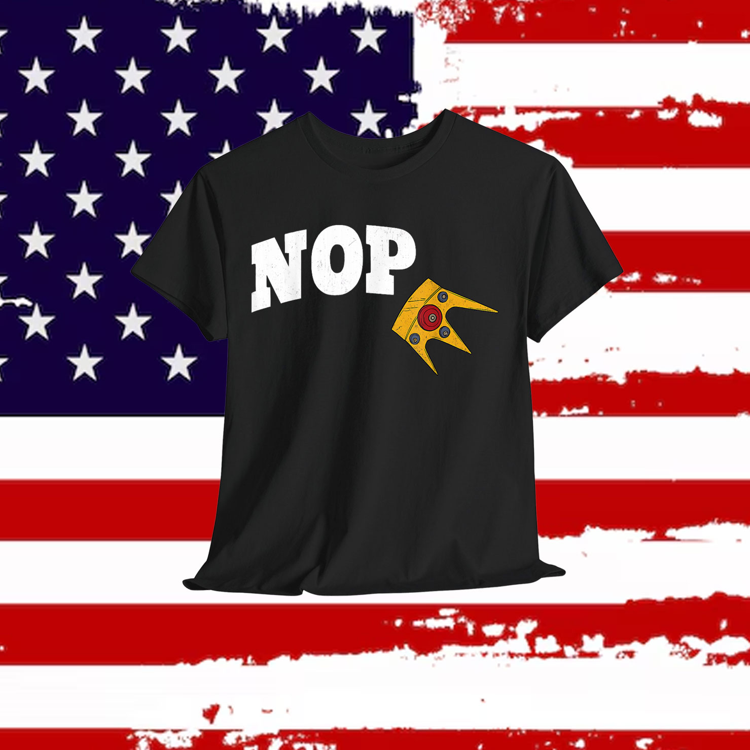 Funny Nope Crown 4th Of July No Kings T-Shirt