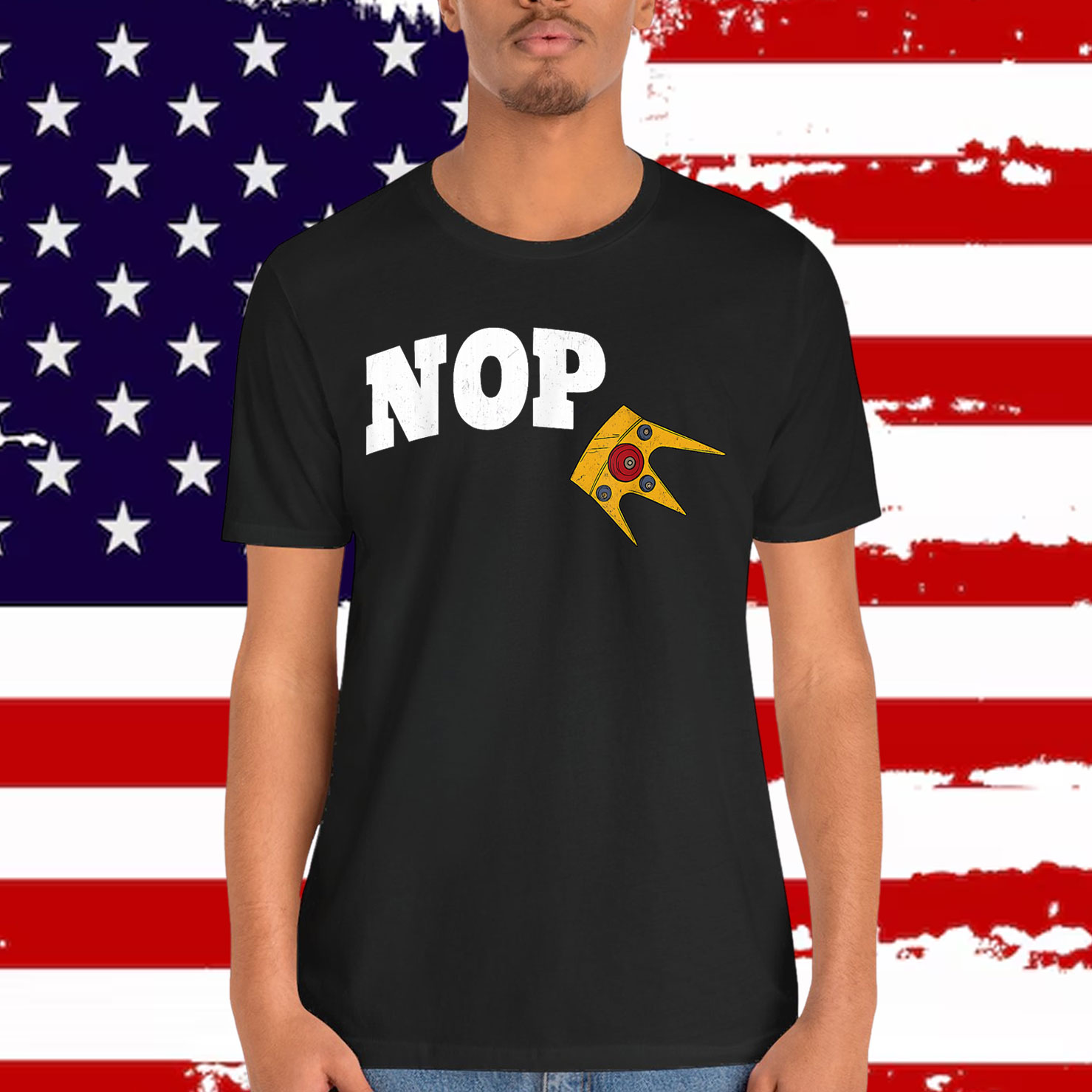 Funny Nope Crown 4th Of July No Kings T-Shirt