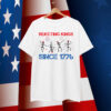 Funny Skeleton Amercian Since 1776 T-Shirt