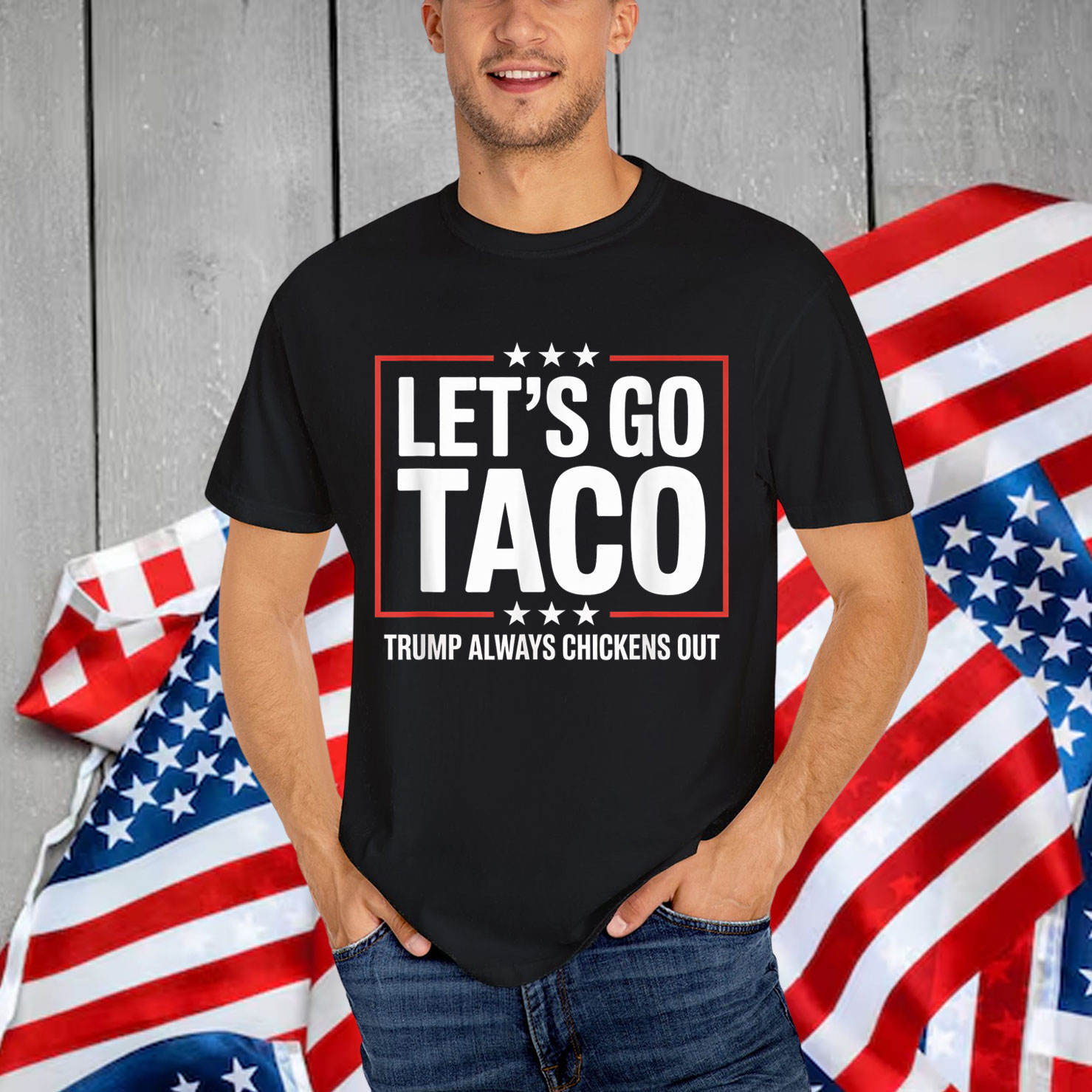 Funny Trump Taco Joke Anti Trump Protest T-Shirt