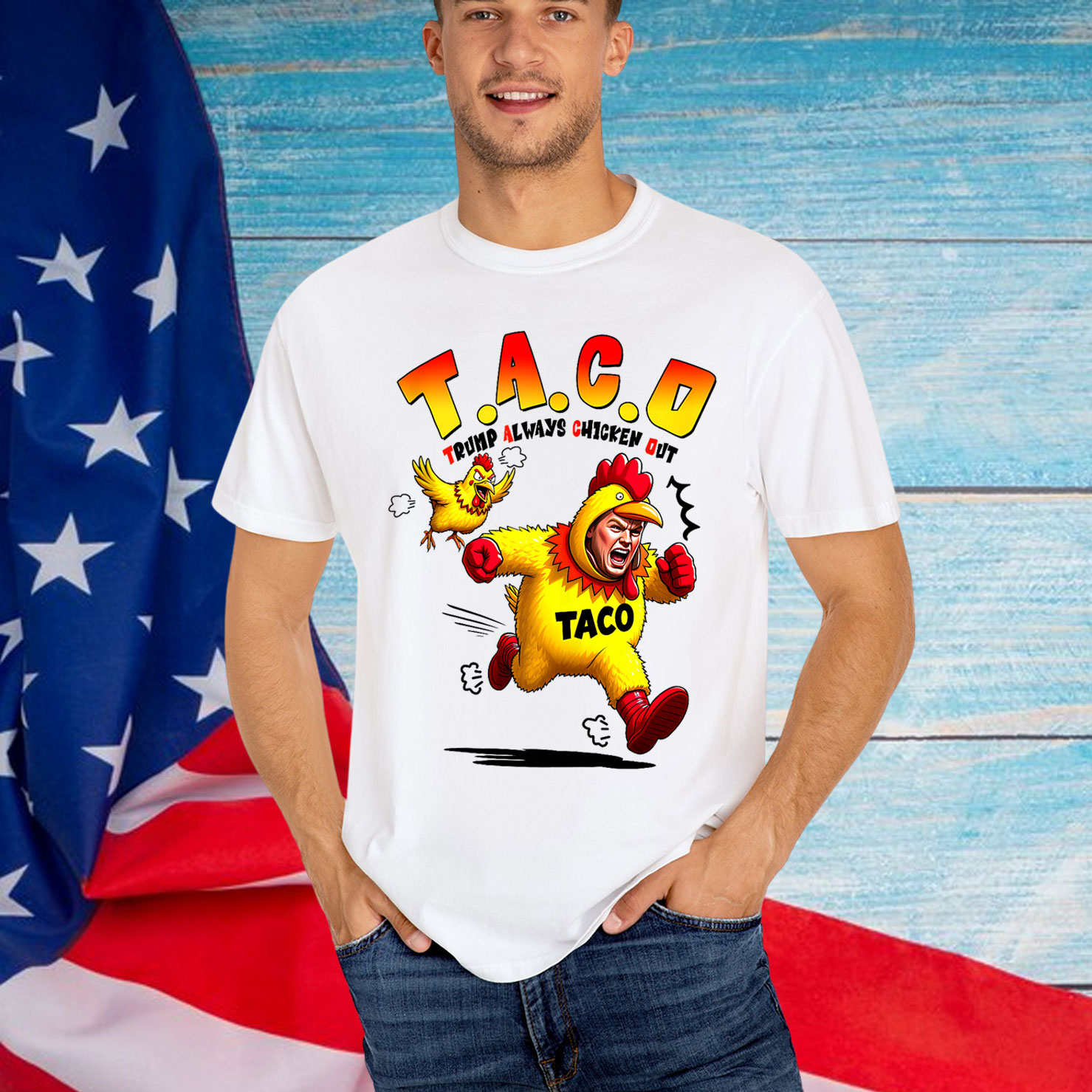 Funny Trump Taco Joke Anti T-Shirt