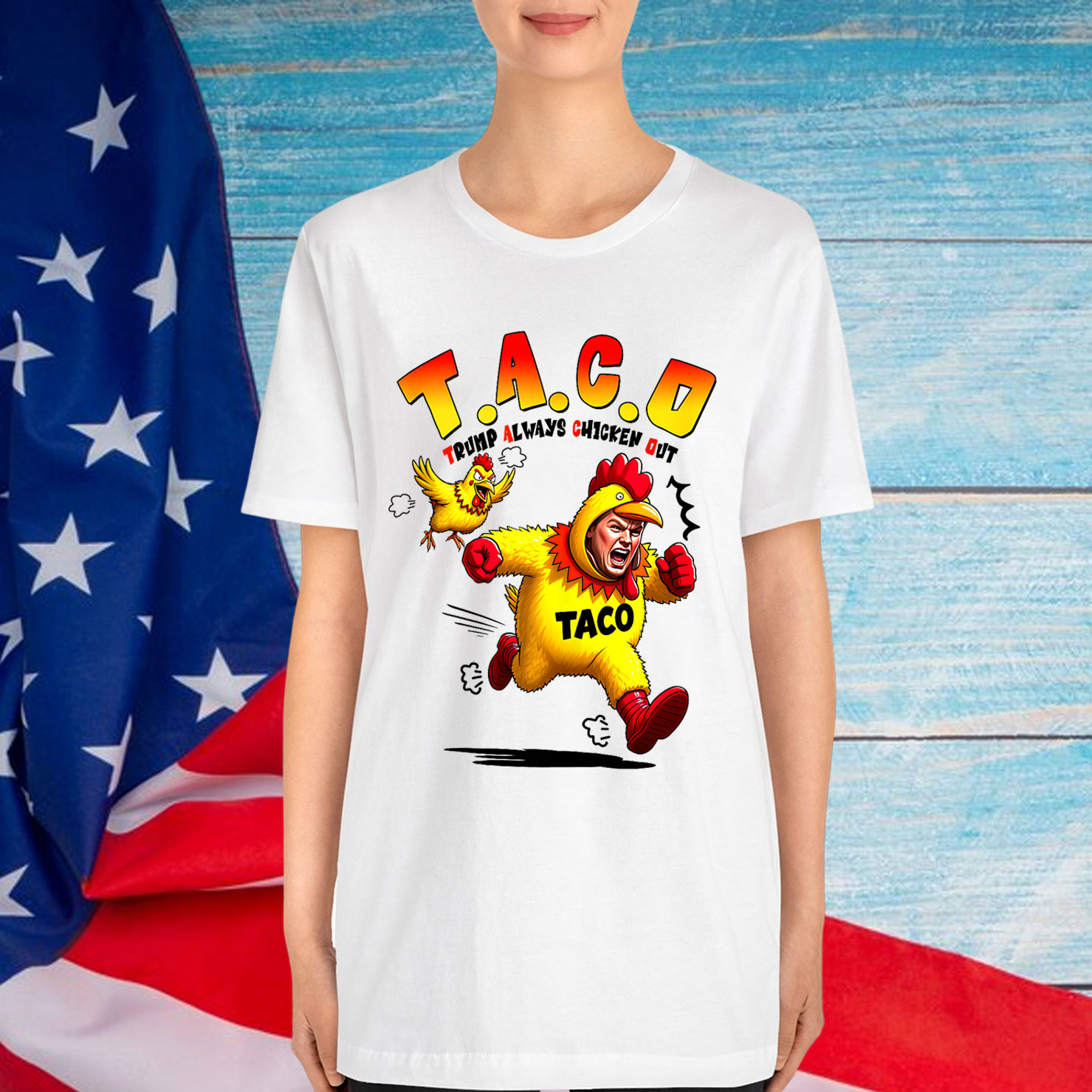 Funny Trump Taco Joke Anti T-Shirt