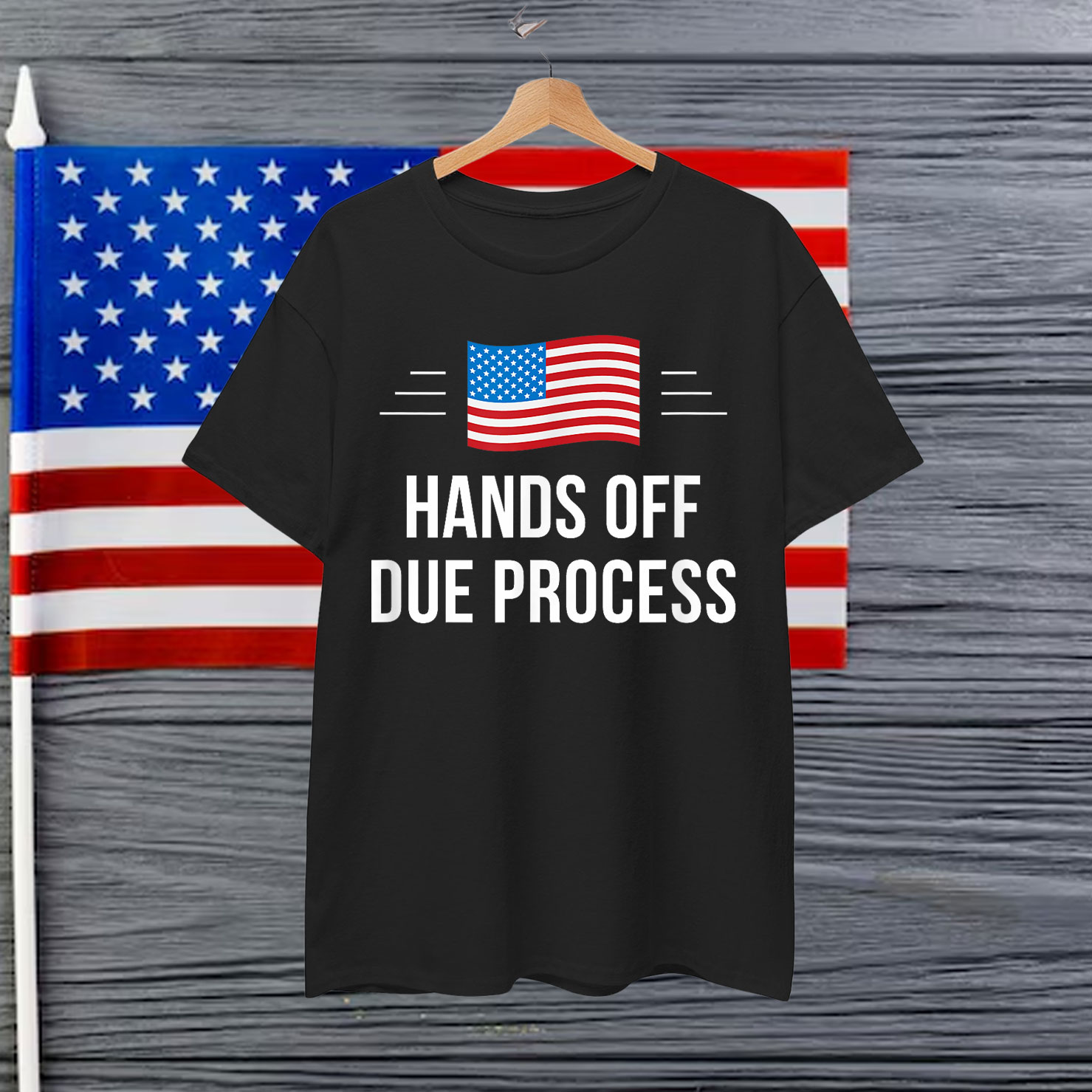 Anti Trump Hands Off Due Process People T-Shirt