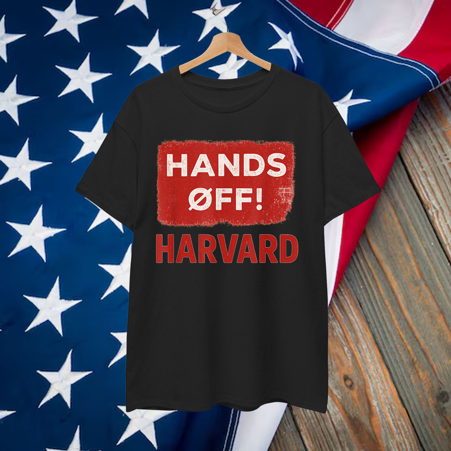 Hands Off Harvard T-Shirt