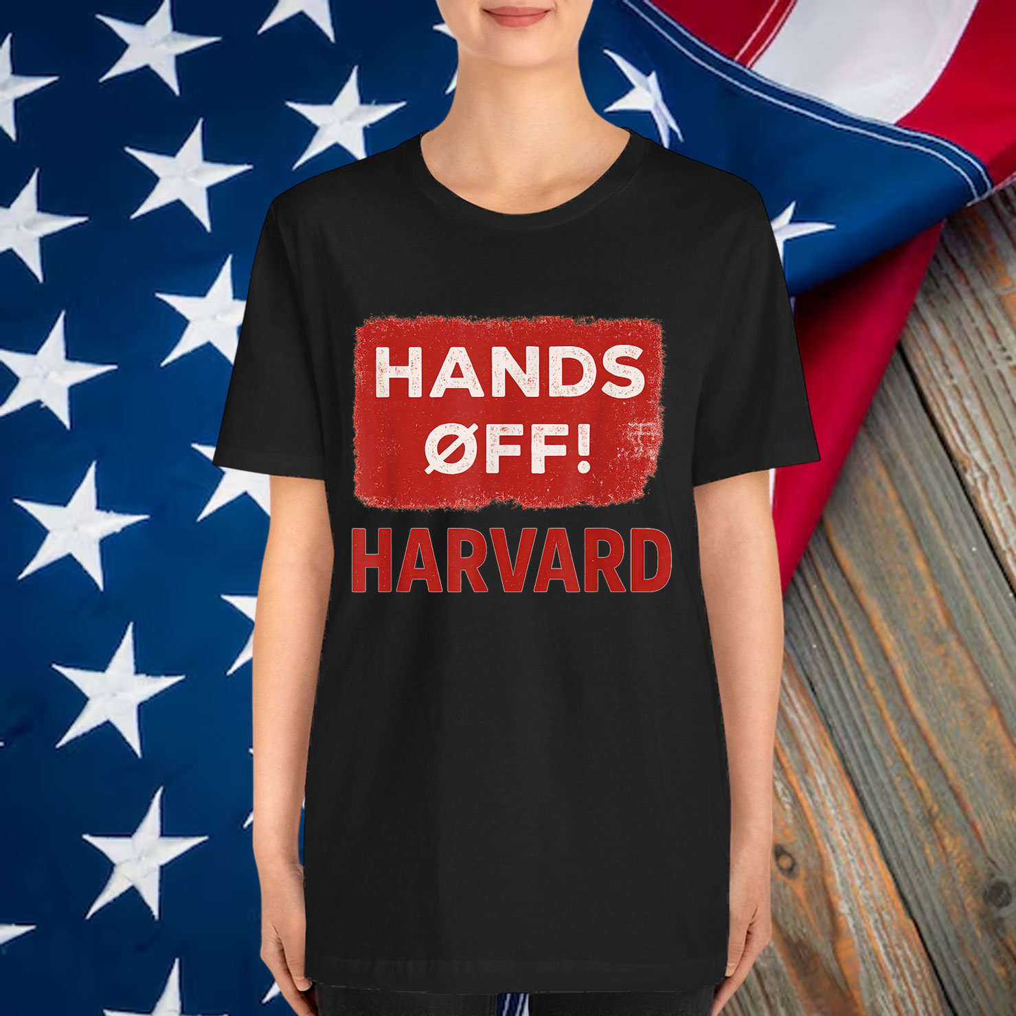 Hands Off Harvard T-Shirt