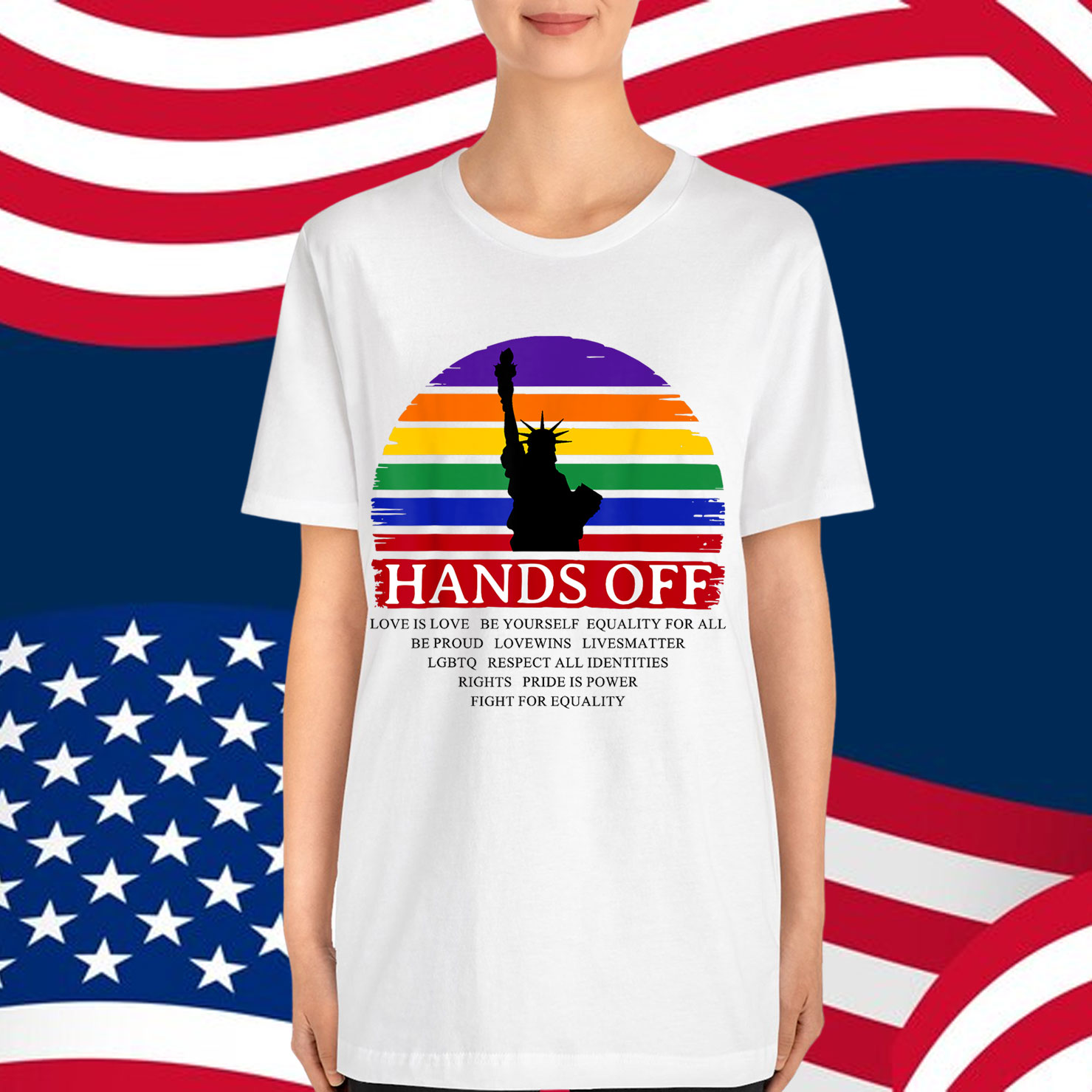 Hands Off Pride Month T-Shirt