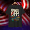 Hands Off Protest Funny Vintage T-Shirt