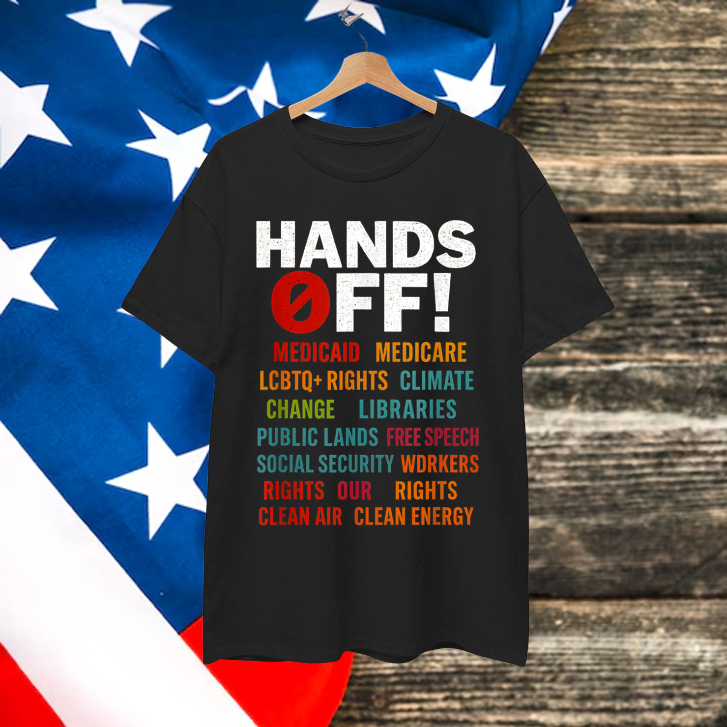 Hands Off Protest Human Rights T-Shirt