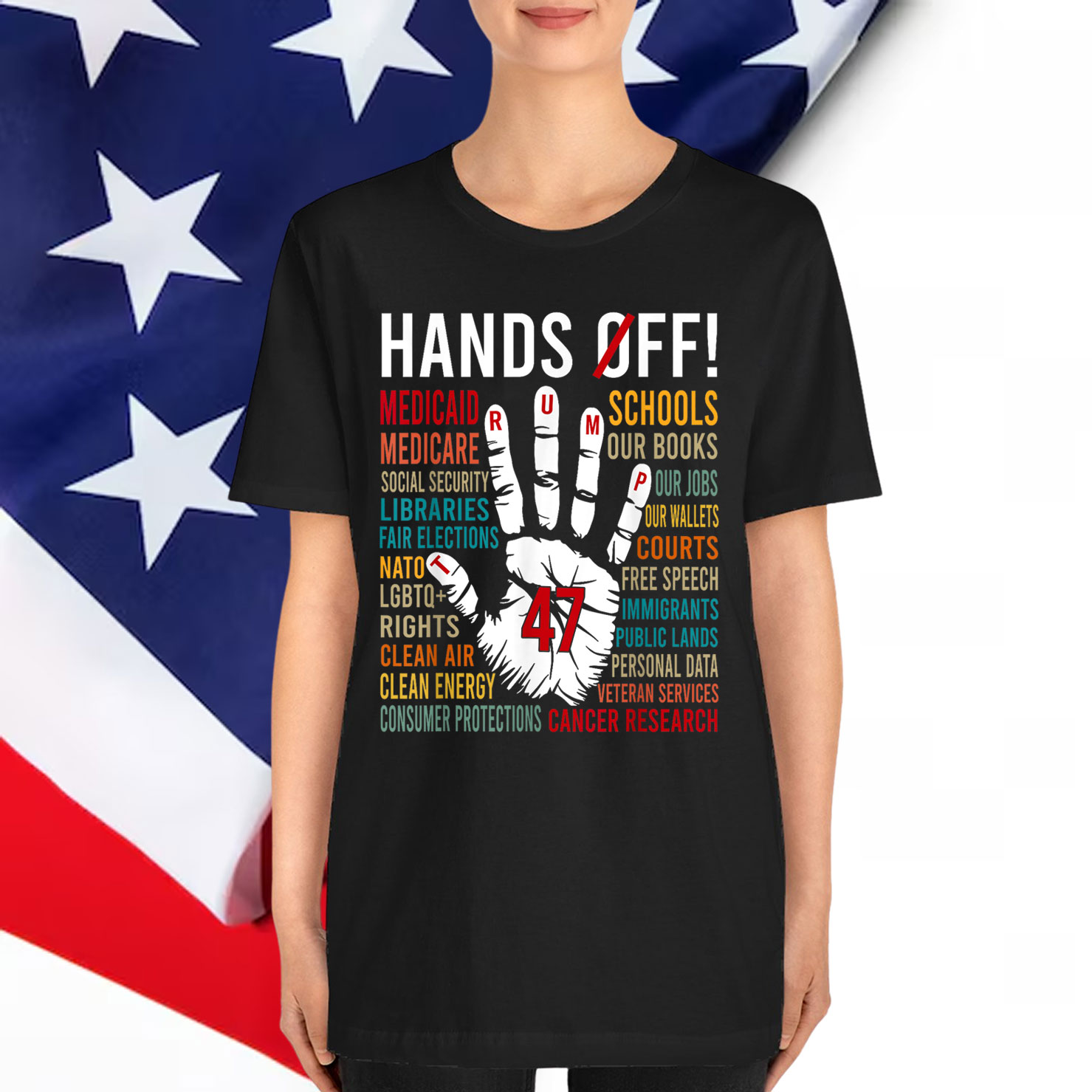 Hands Off Protest T-Shirt