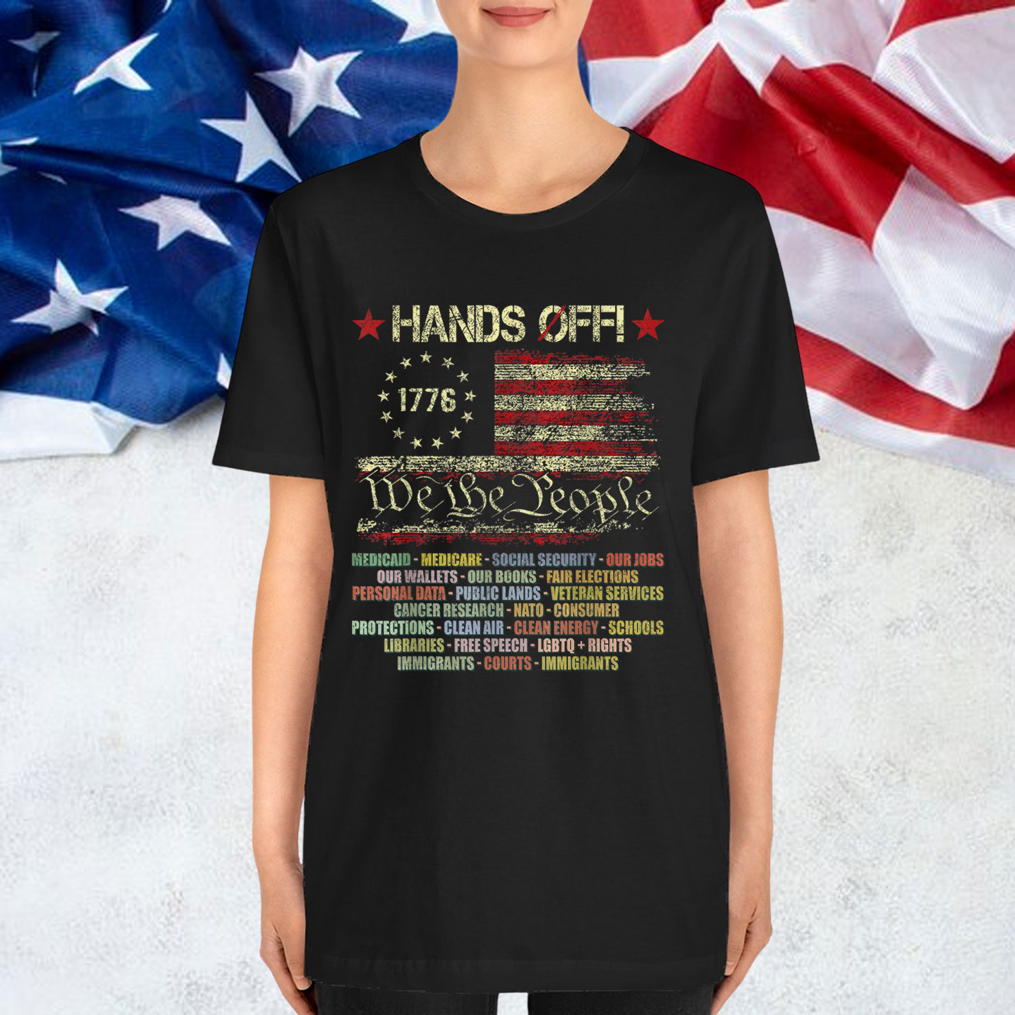 Hands Off Social Security Protest Resist T-Shirt