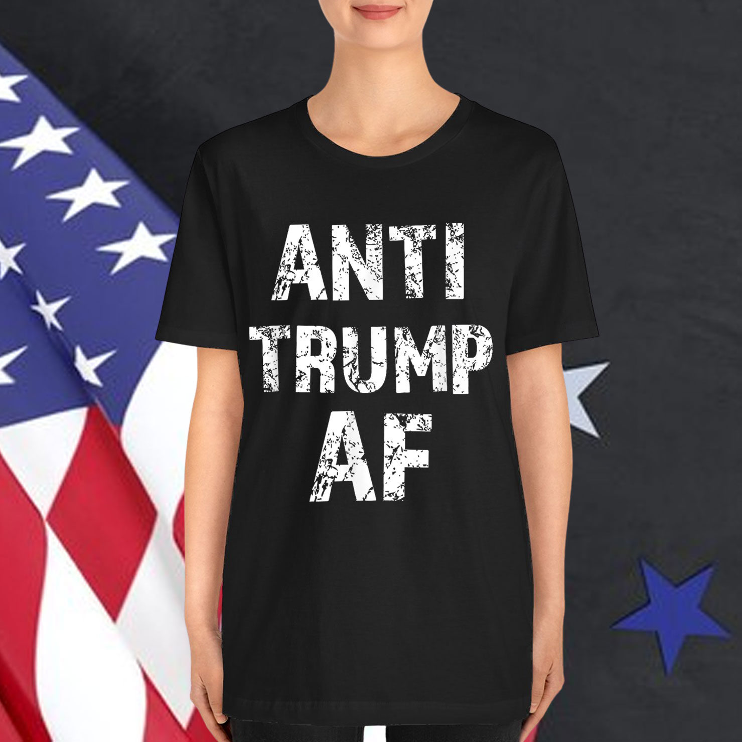 Anti Trump Sandwich Sign Funny Him T-Shirt