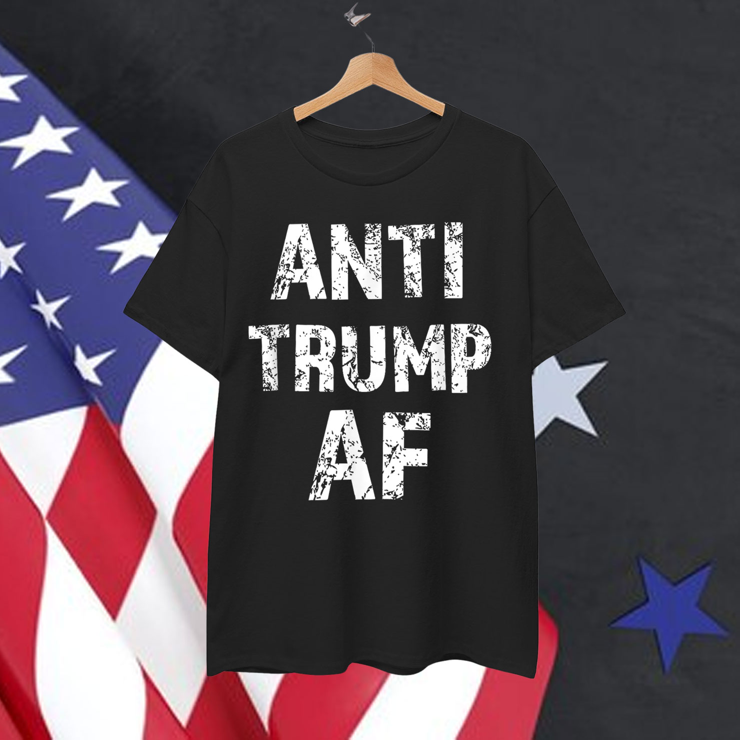 Anti Trump Sandwich Sign Funny Him T-Shirt