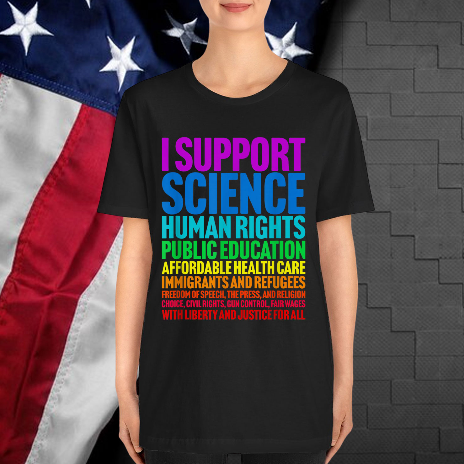 I Support Progressive Liberal Democratic Causes T-Shirt