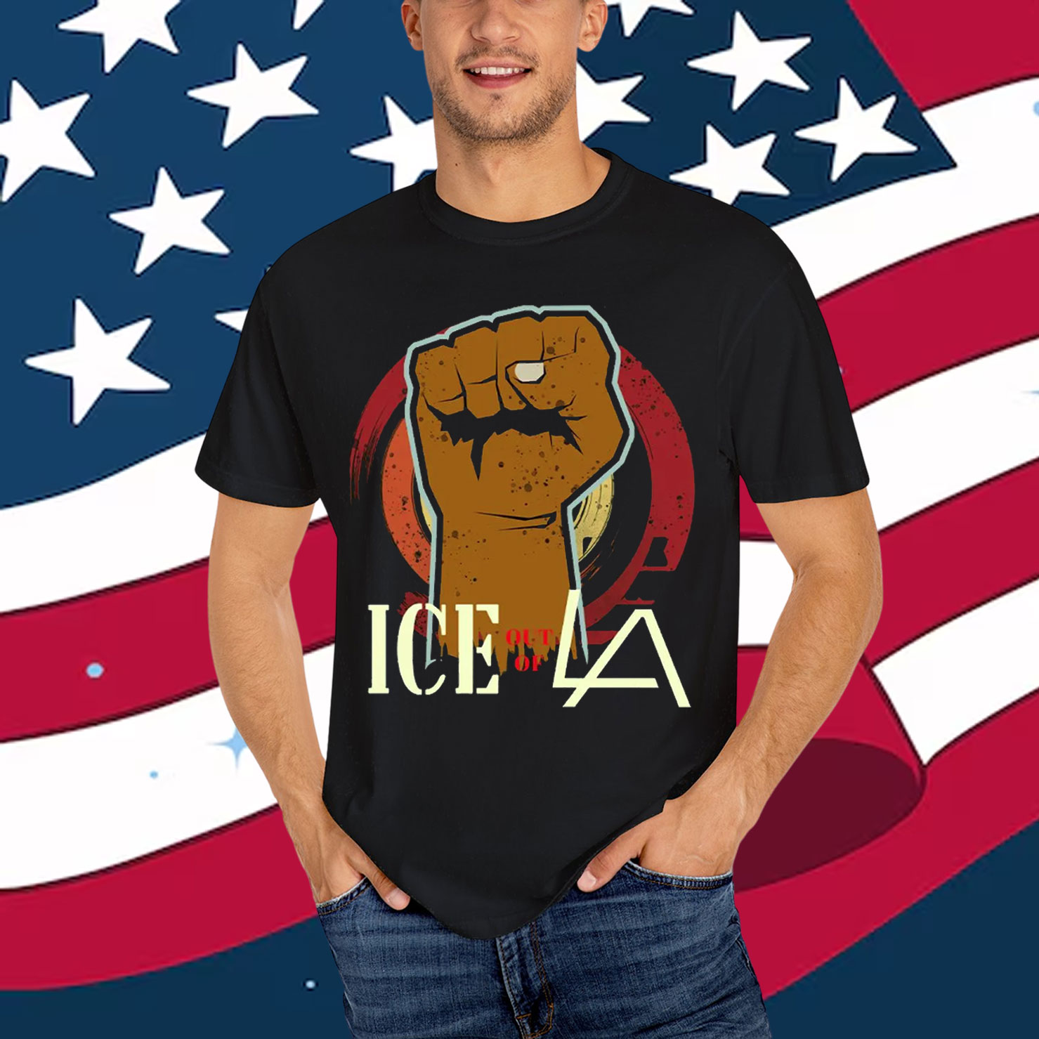 ICE Out Of LA Abolish Shirt