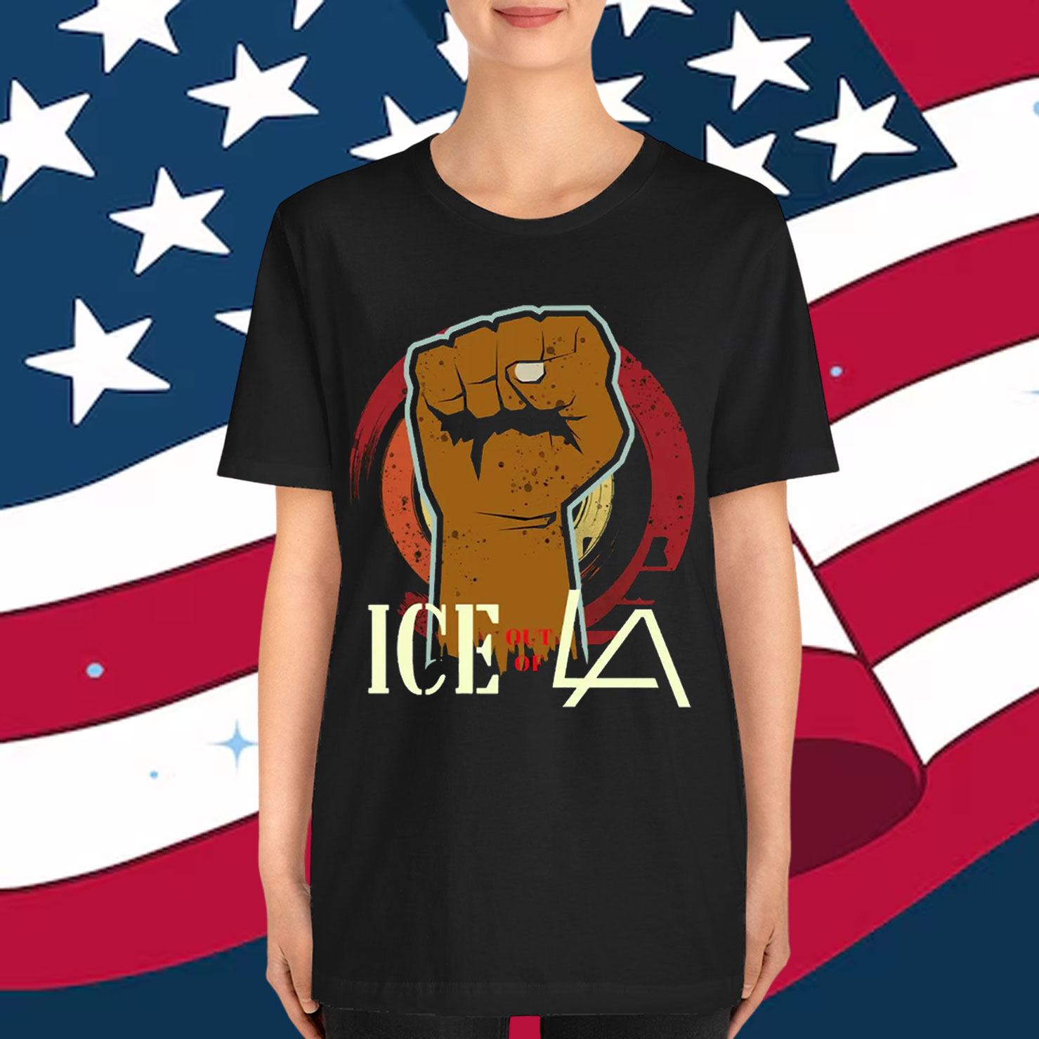 ICE Out Of LA Abolish Shirt