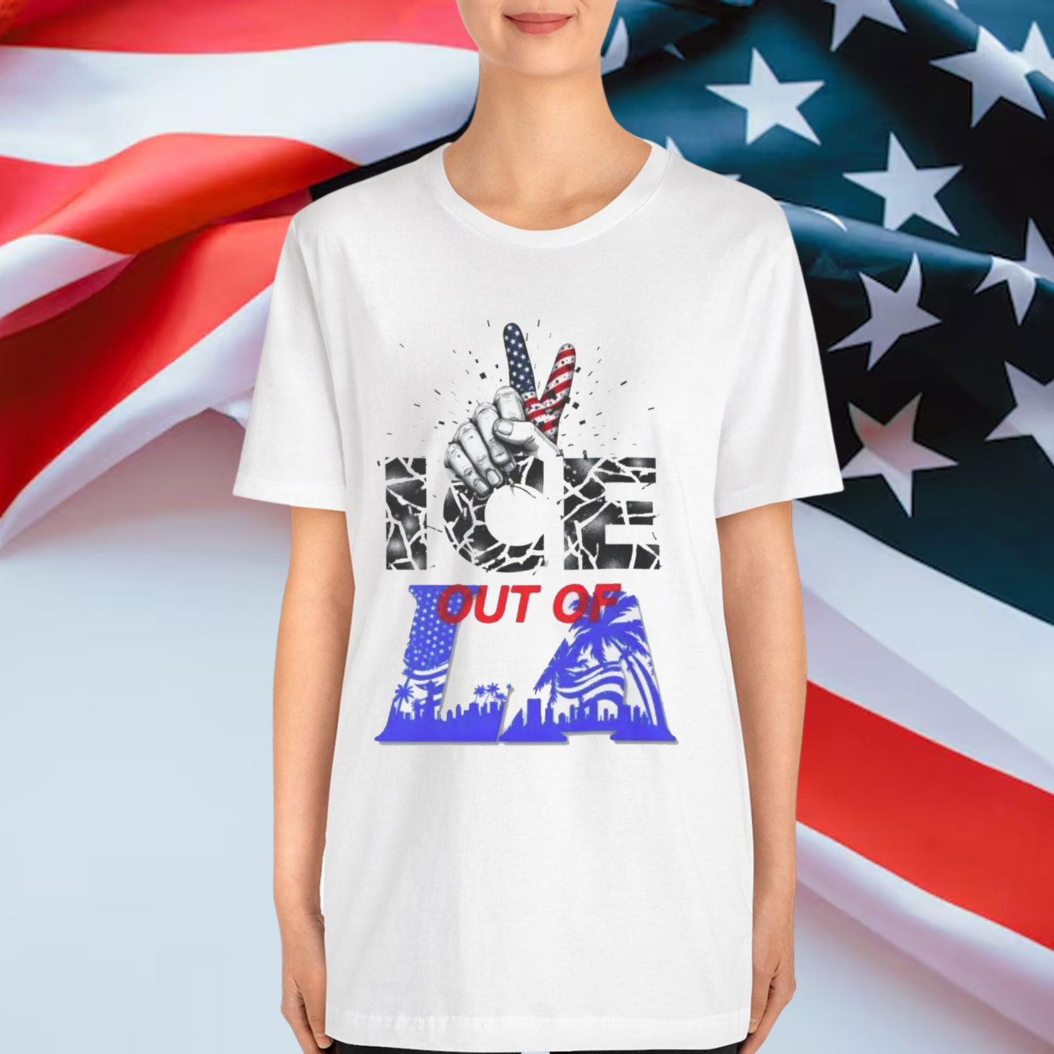 ICE Out Of LA Los Angeles Shirt