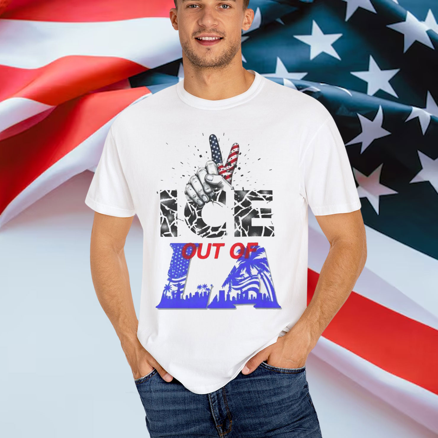 ICE Out Of LA Los Angeles Shirt