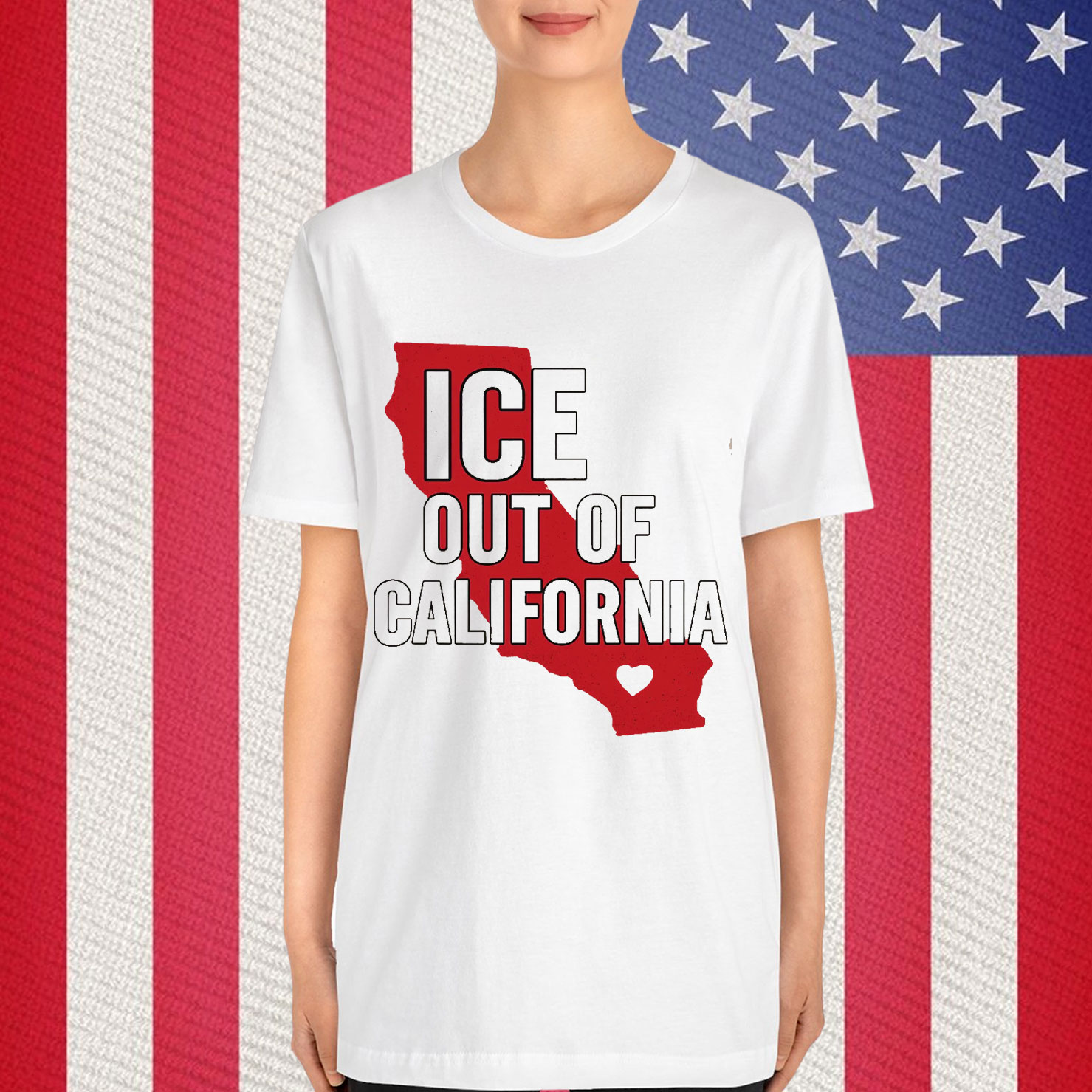 ICE Out of California Anti Protest Shirt