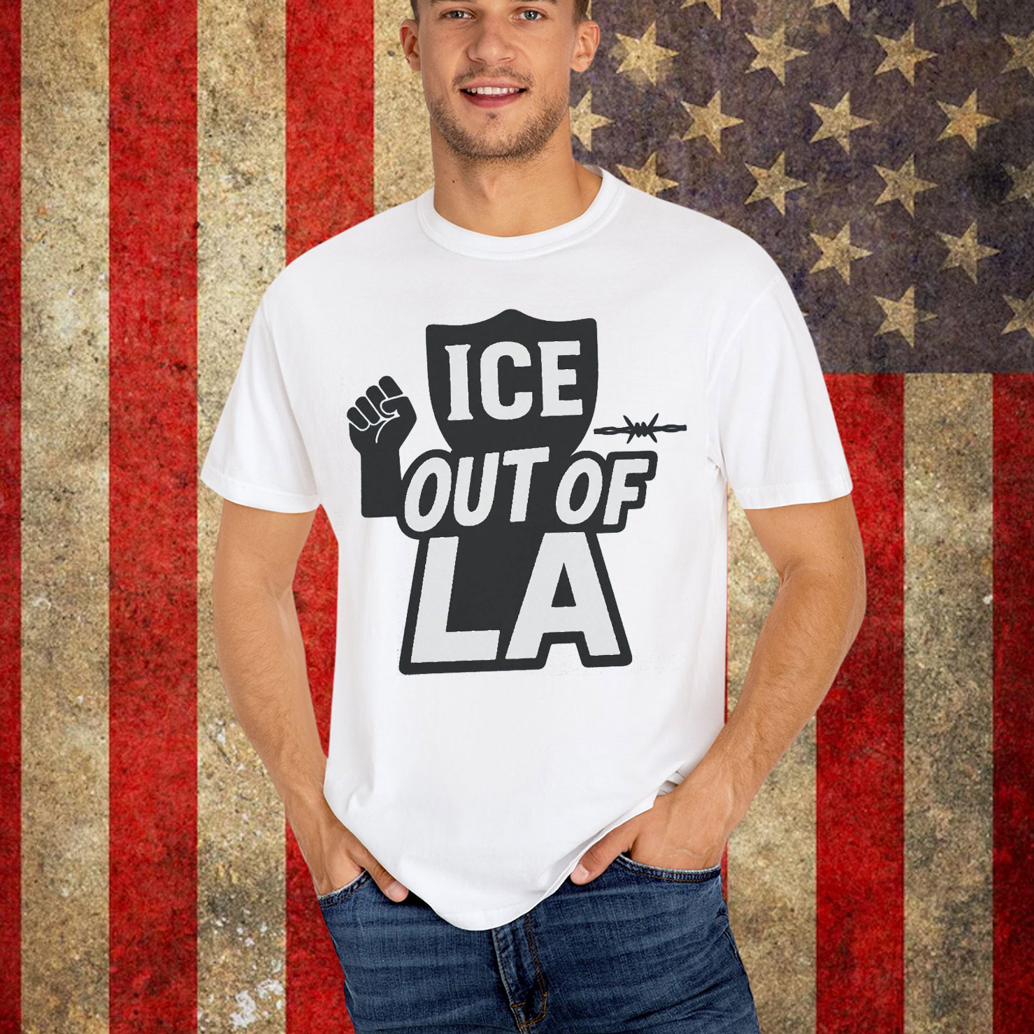 ICE Protest Out Of LA Shirt