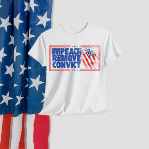 IMPEACH REMOVE CONVICT NO KINGS IN AMERICA VINTAGE T-Shirt