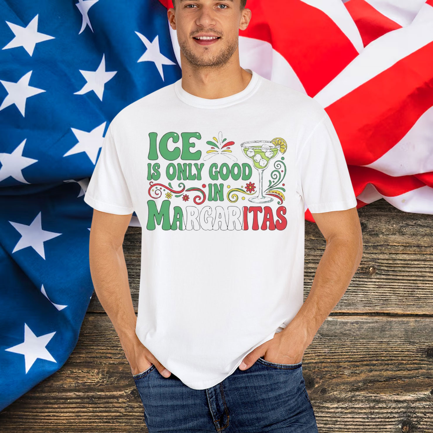 Ice Is Only Good In Margarita Shirt