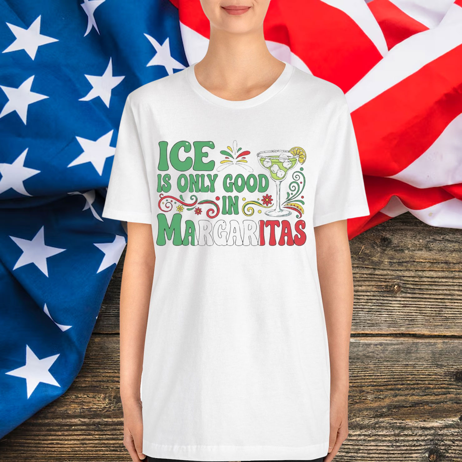 Ice Is Only Good In Margarita Shirt