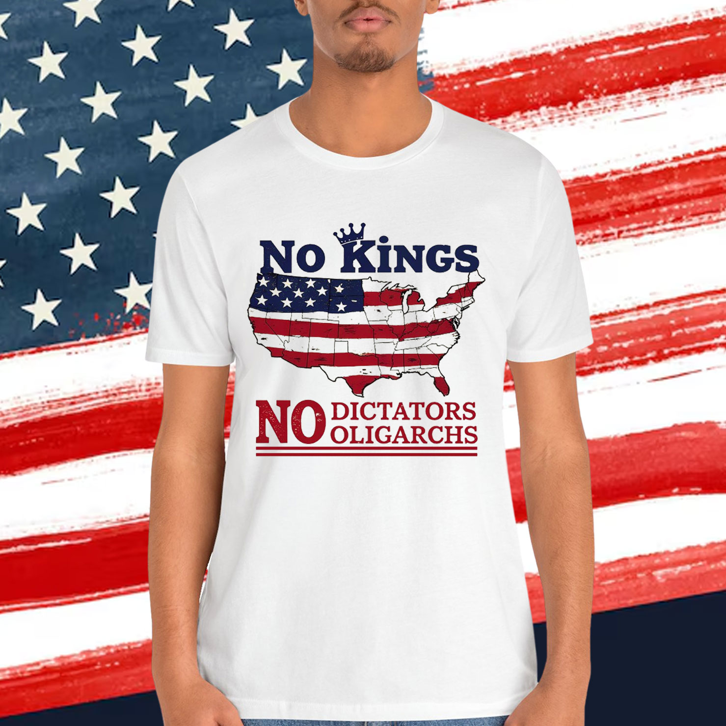 No Kings No Dictators No Oligarchs T-Shirt