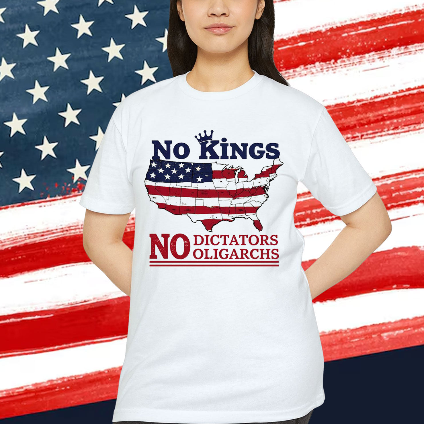 No Kings No Dictators No Oligarchs T-Shirt