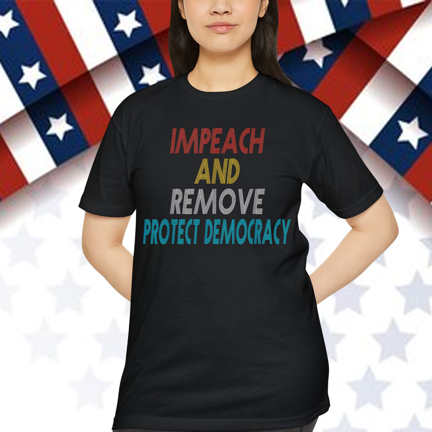Impeach And Remove Protect Democracy T-Shirt