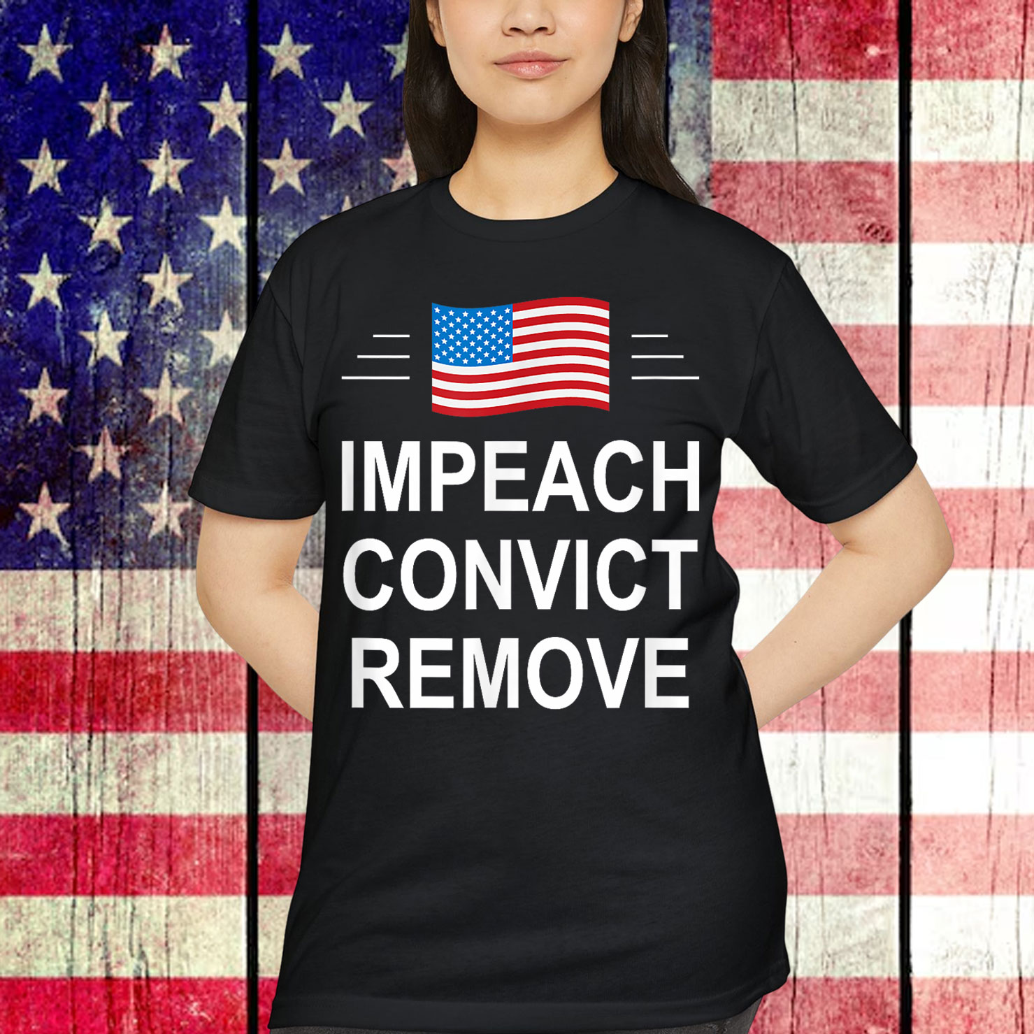 Impeach Convict Remove T-Shirt