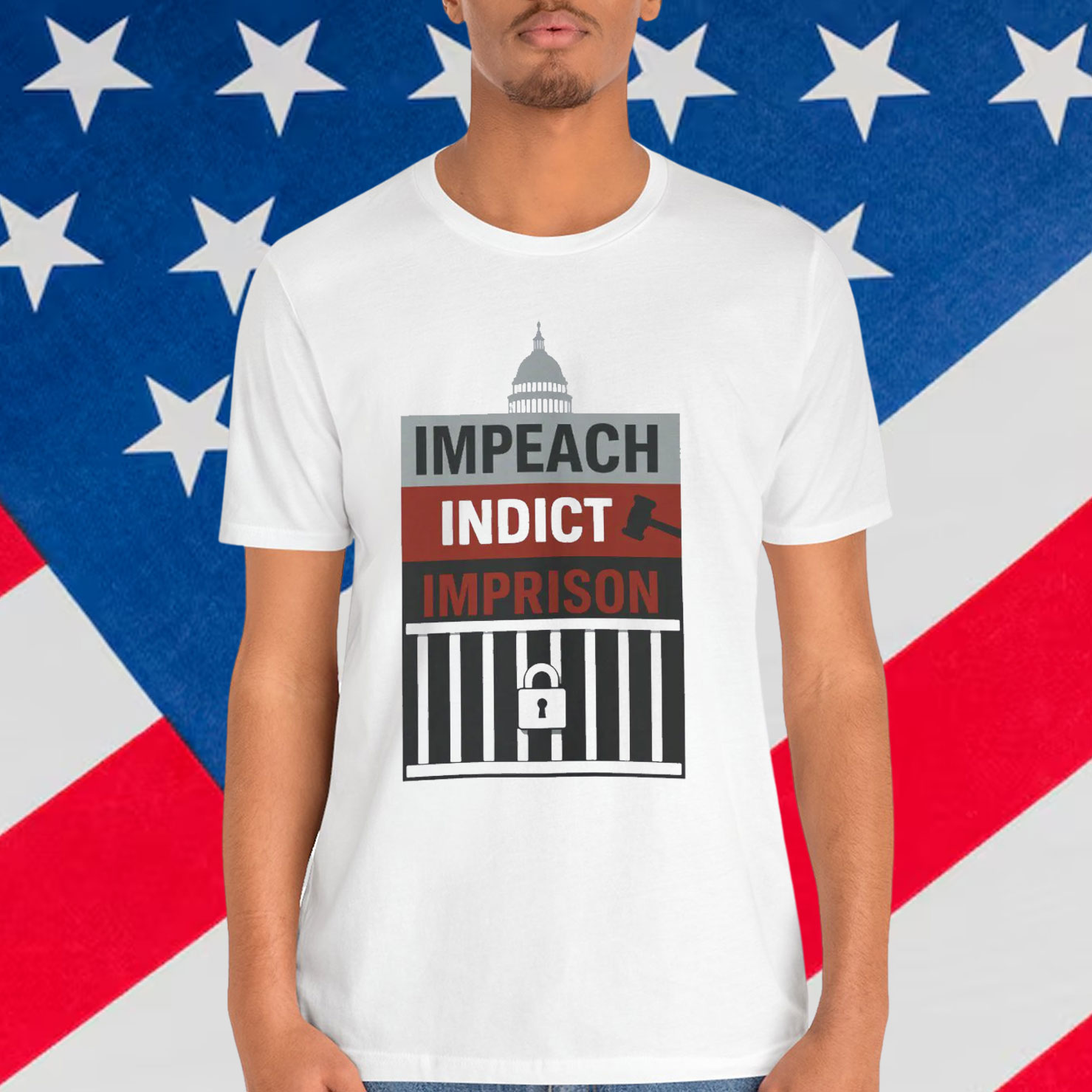Impeach Indict Imprison T-Shirt