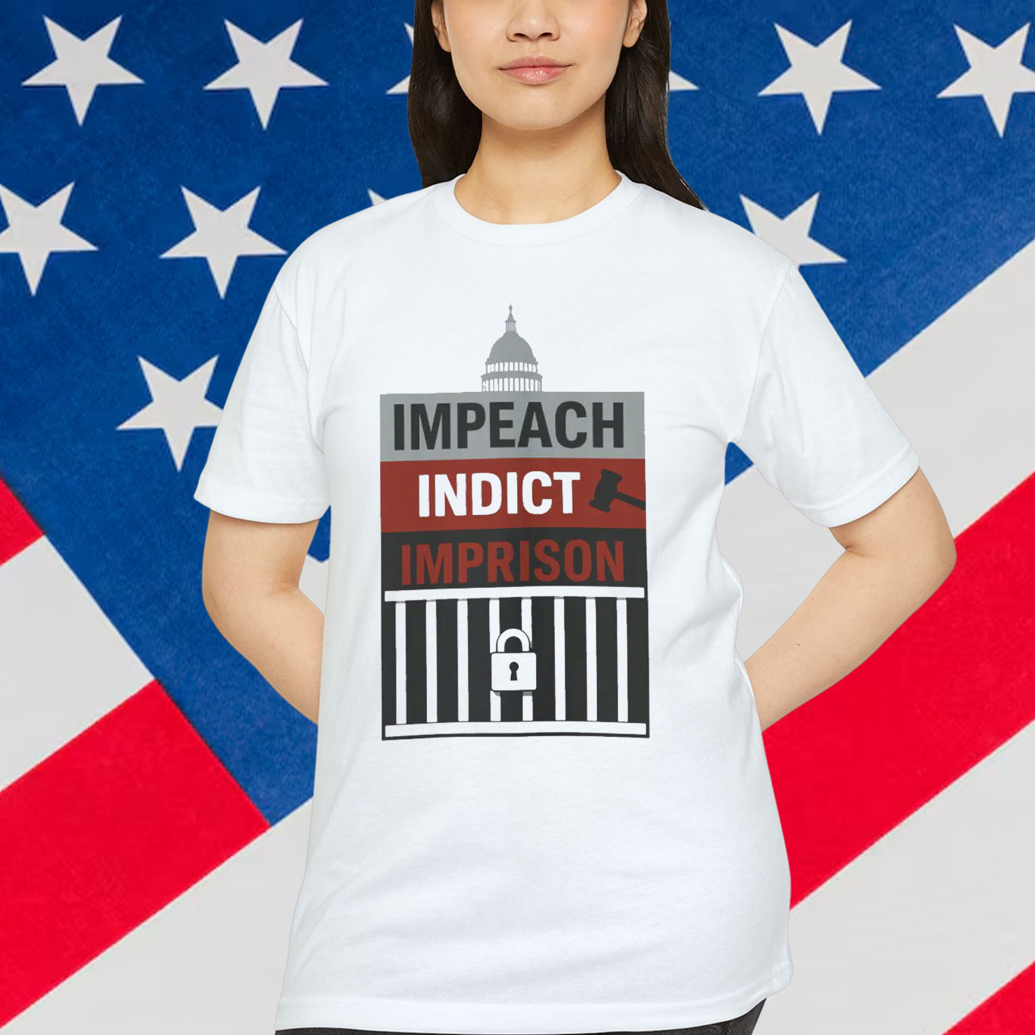 Impeach Indict Imprison T-Shirt