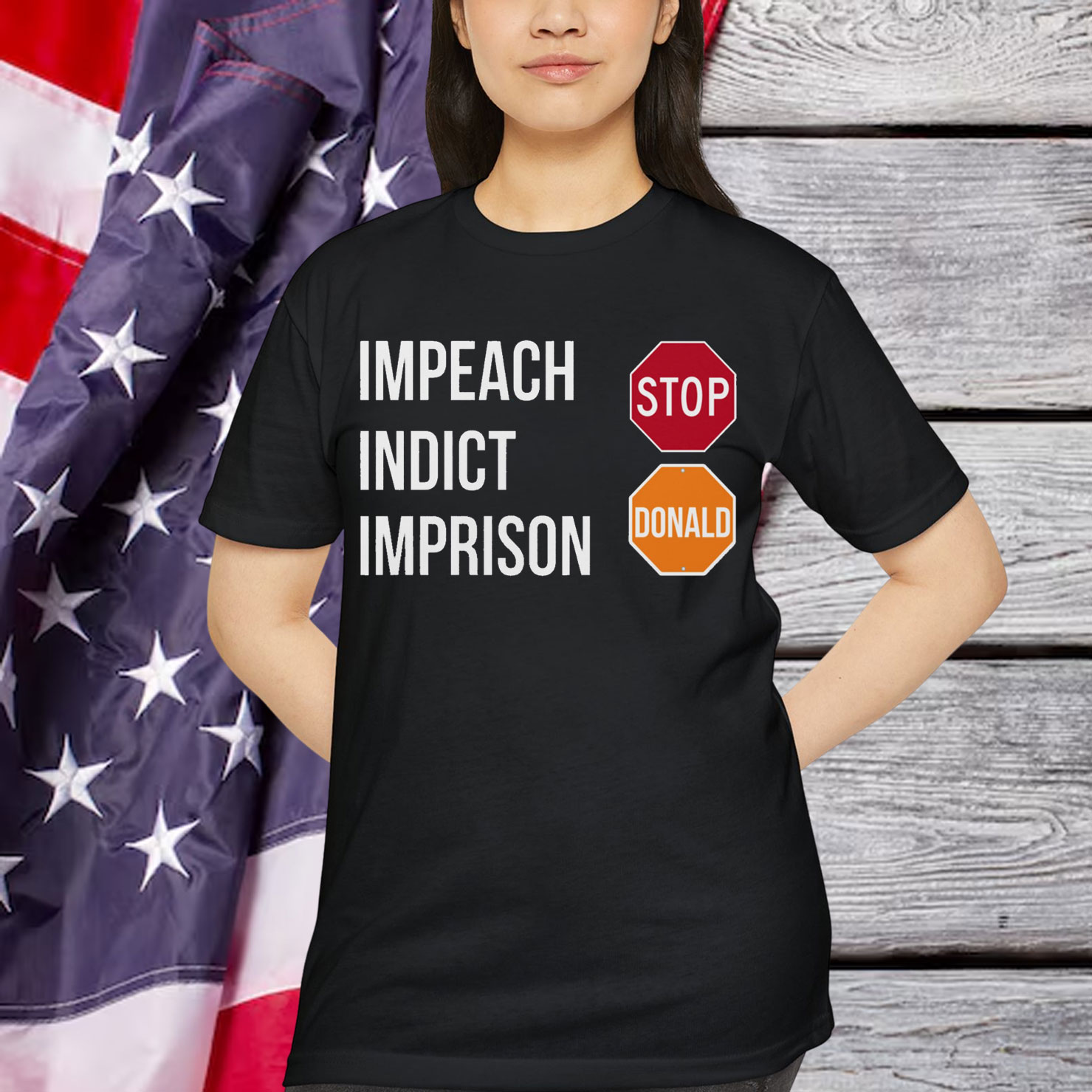 Impeach Indict Imprison T-Shirt