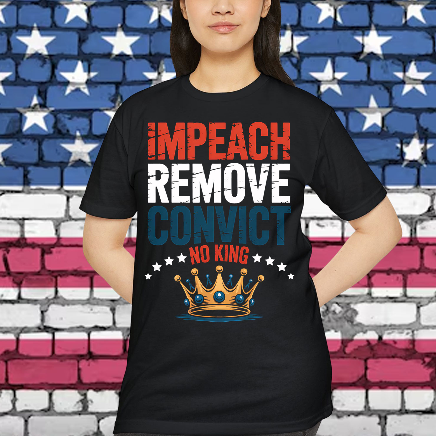 Impeach Remove Convict King American Citizen T-Shirt