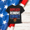 Impeach Remove Convict Subtle Political T-Shirt