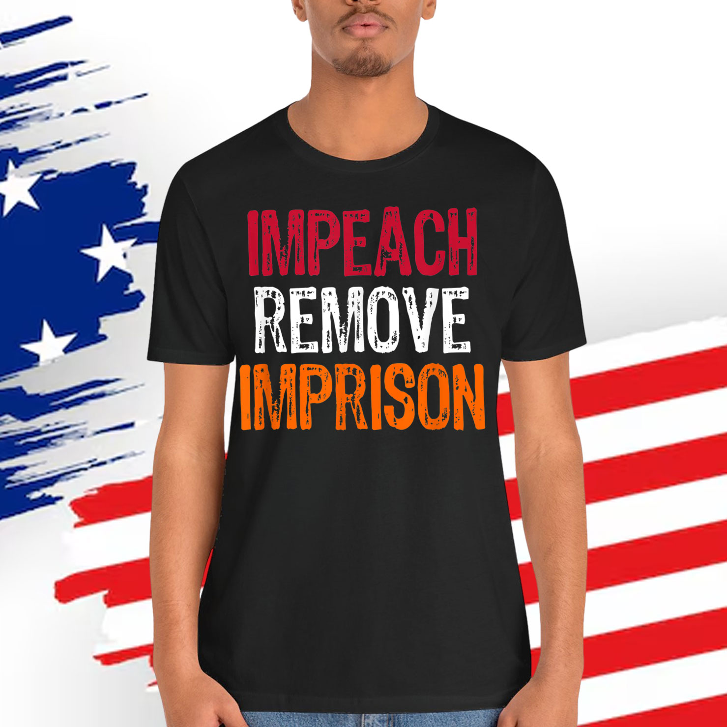 Impeach Remove Imprison Anti Donald Trump Humor T-Shirt