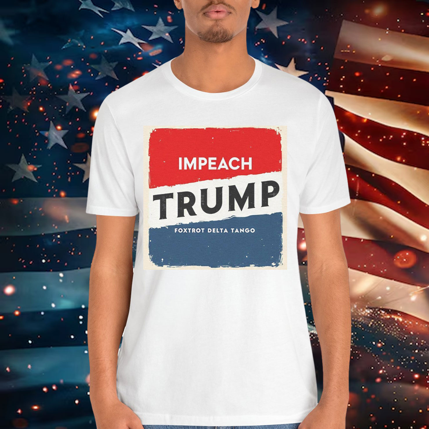 Impeach Trump Bold Political Statement T-Shirt