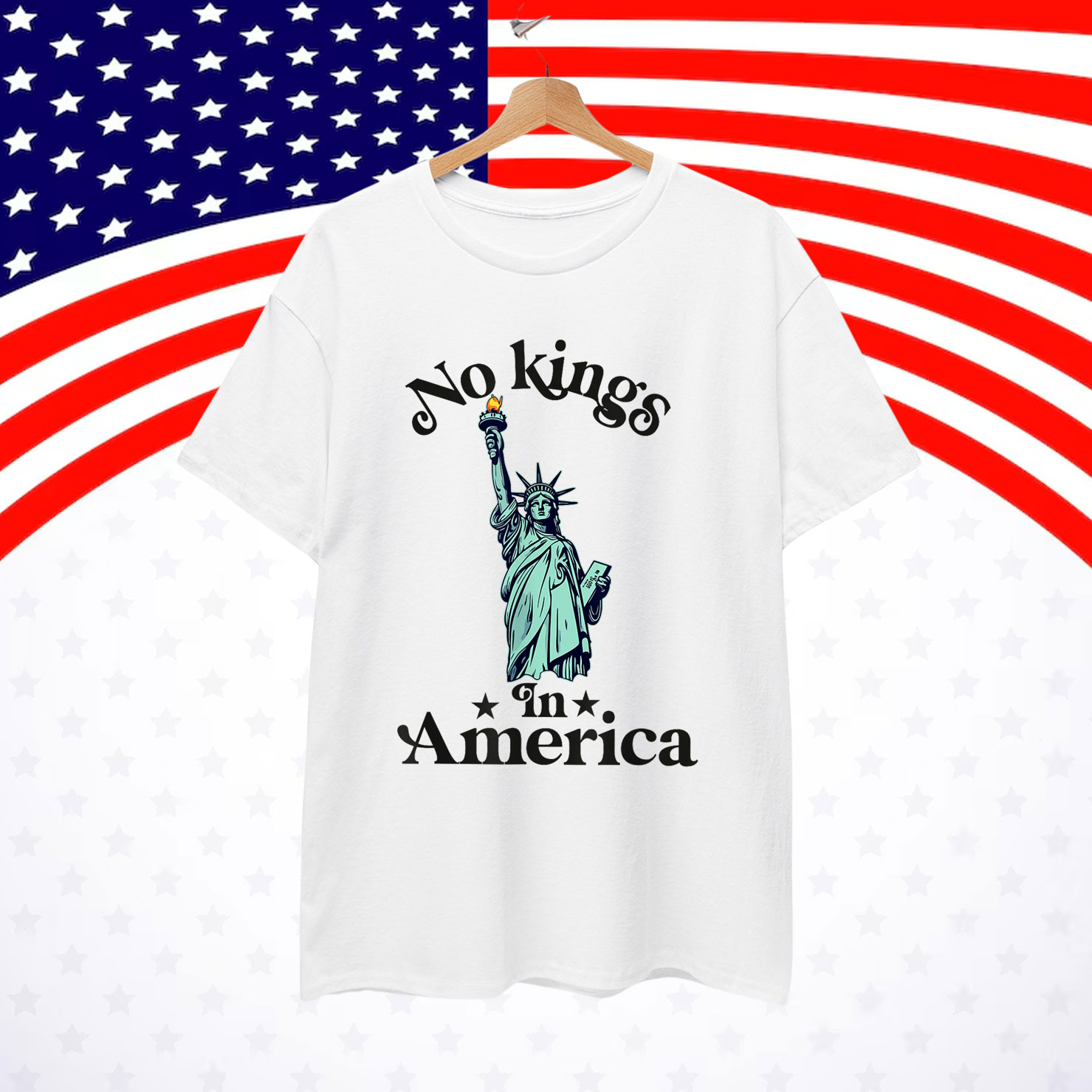 Womens No Kings In America T-Shirt