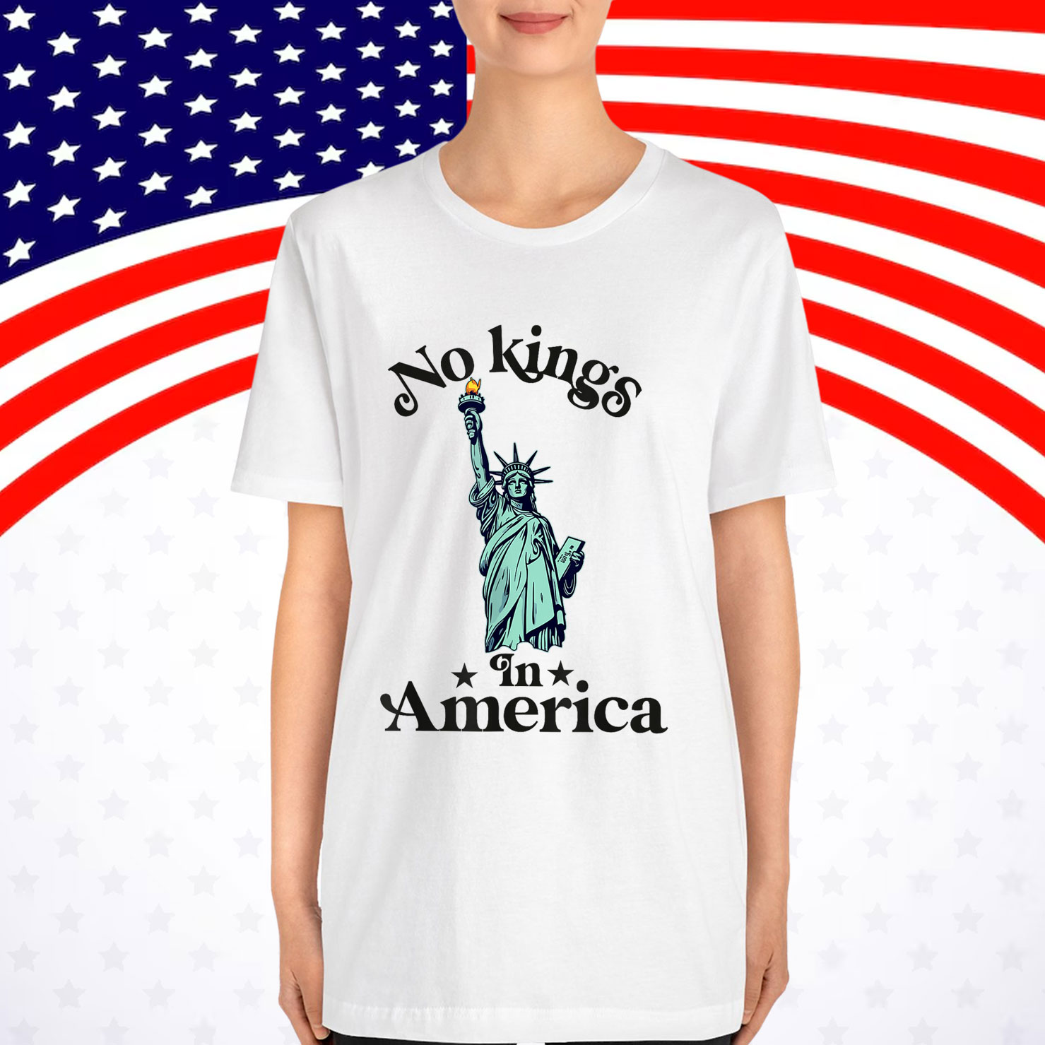 Womens No Kings In America T-Shirt