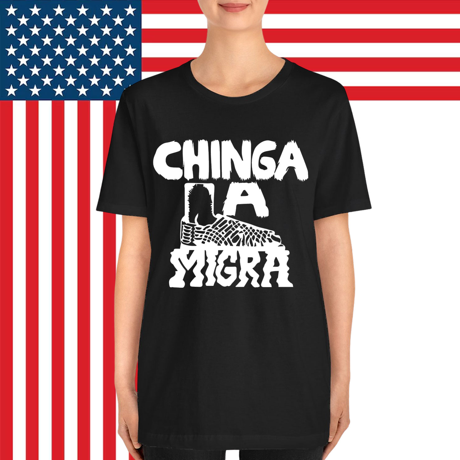 Chinga La Migra Instant Digital Shirt