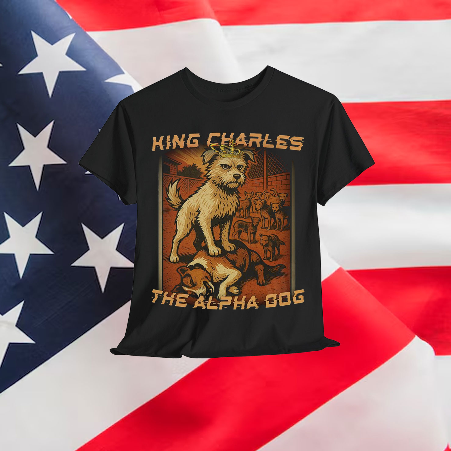 King Charles The Alpha Dog T-Shirt