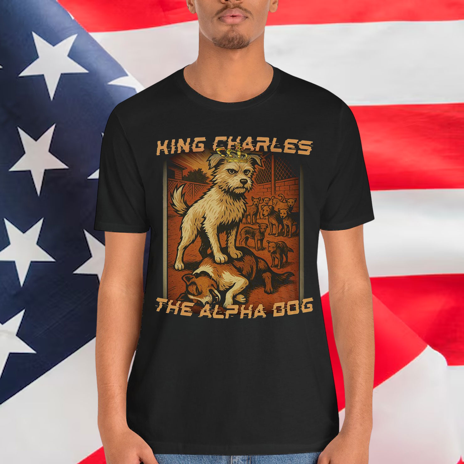 King Charles The Alpha Dog T-Shirt